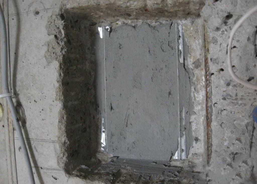 Устройство ниши под электрощит — подготовка проёма в стене